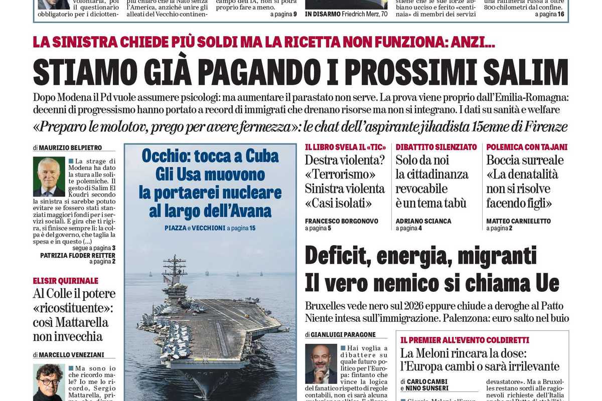 Oggi in edicola