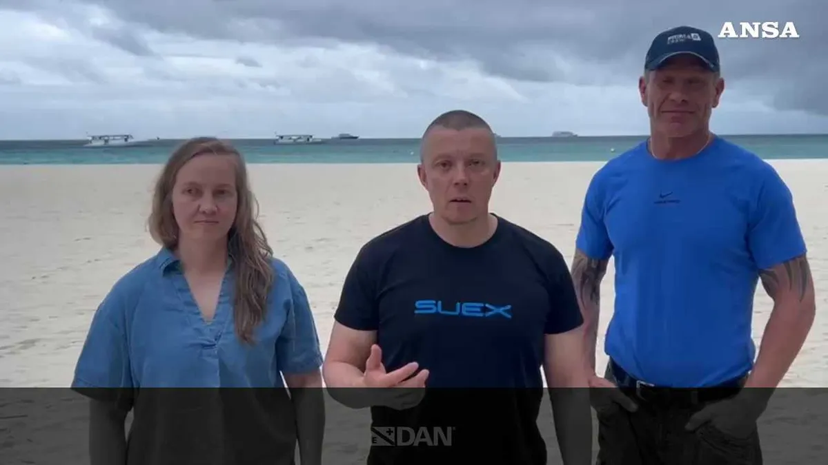 Maldive, i sub del recupero: «Volevamo aiutare le famiglie delle vittime»