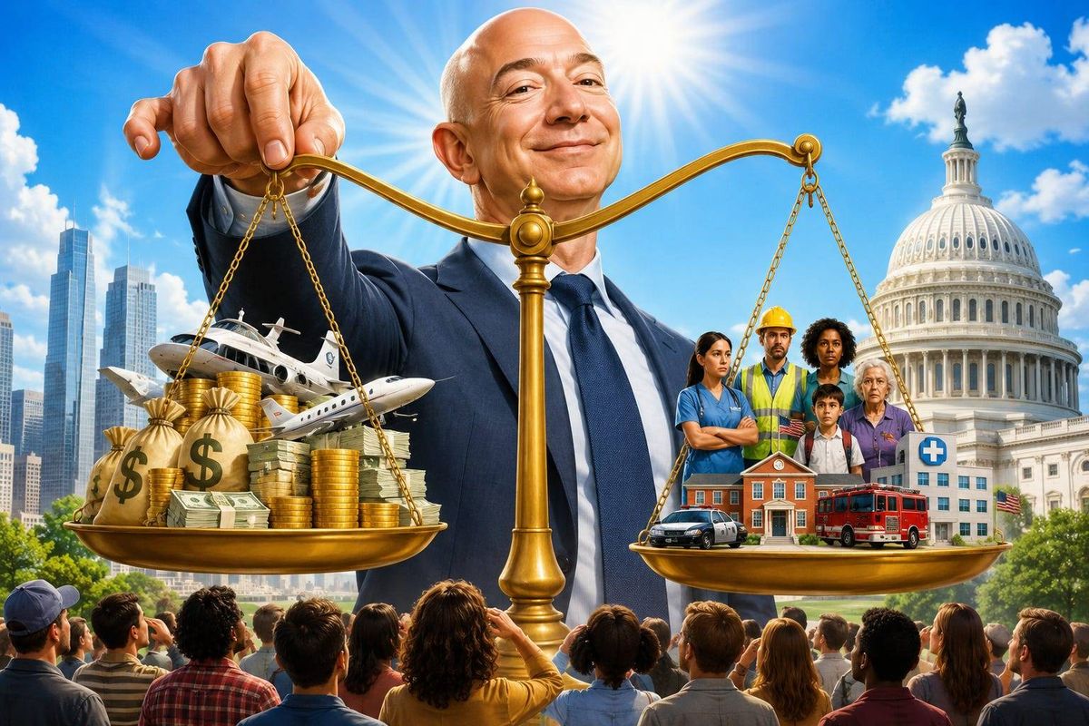 Fallen Sie nicht auf den Steuerbetrug herein, den Jeff Bezos versucht zu ...