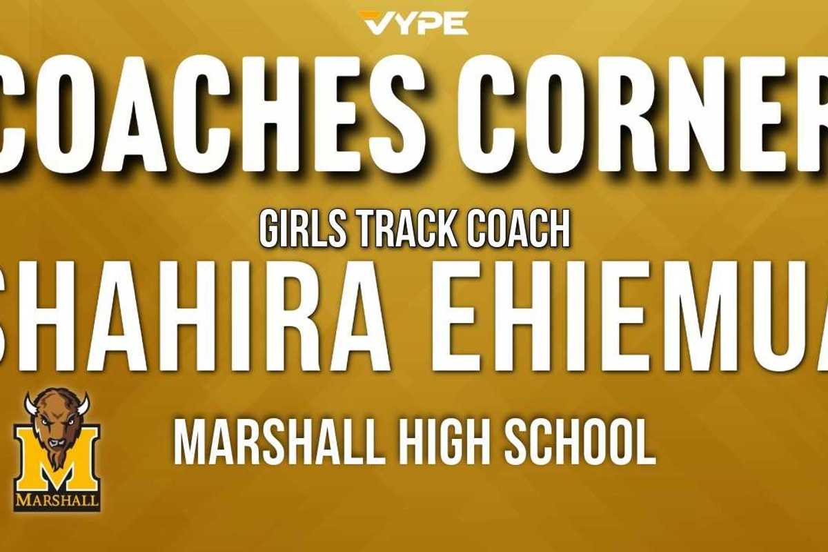 VYPE COACHES CORNER | Fort Bend Marshal High School Girls Track Coach Shahira Ehiemua