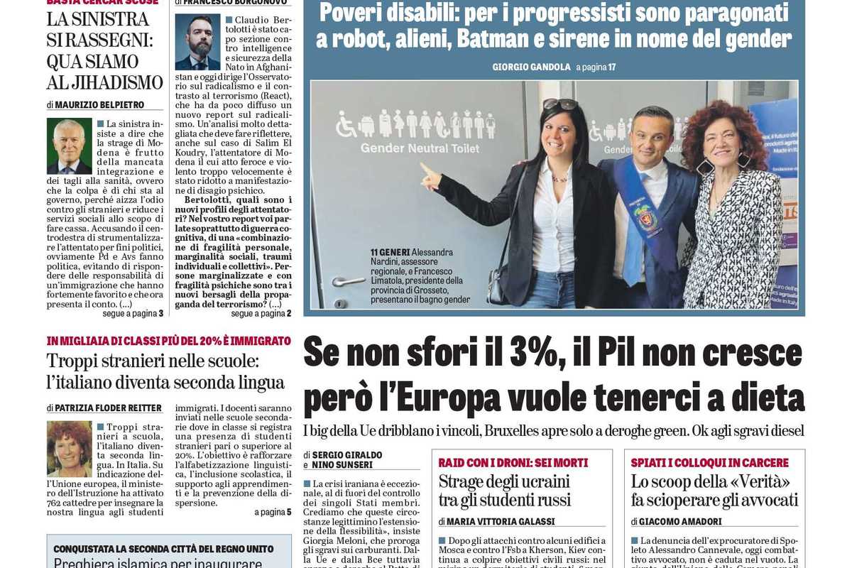 Oggi in edicola