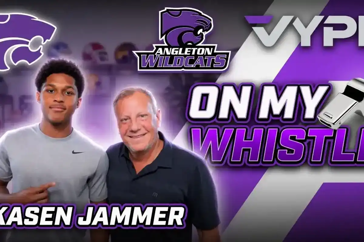 ON MY WHISTLE: Angleton's Kasen Jammer talks ball, recruiting, life on a NFL sideline