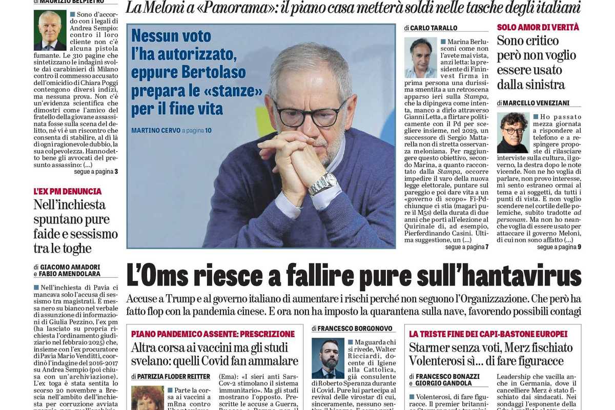 Oggi in edicola