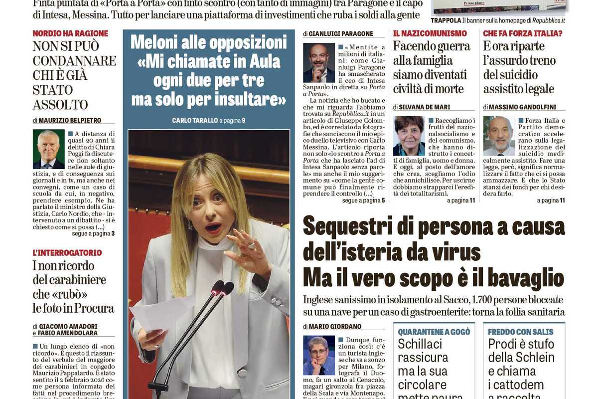 Oggi in edicola