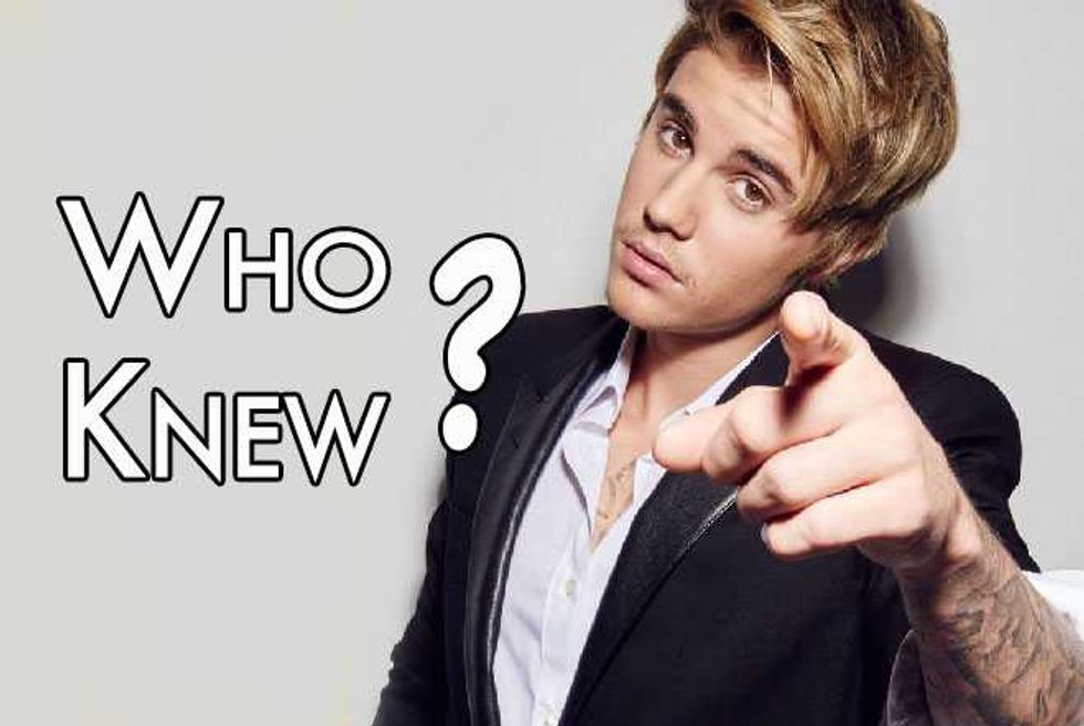 Who Knew Wednesday—5 Things You Never Knew About Justin Bieber
