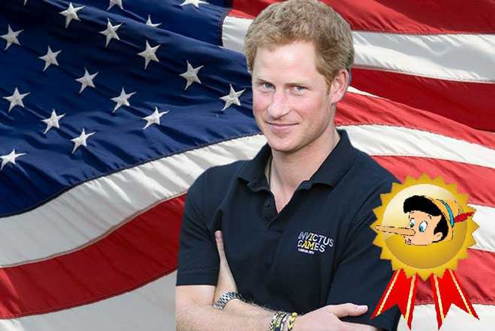 Prince Harry Desperate To Find A U.S. Wife Wins Best Fake Story Award