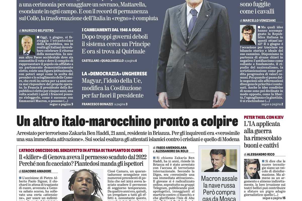 Oggi in edicola