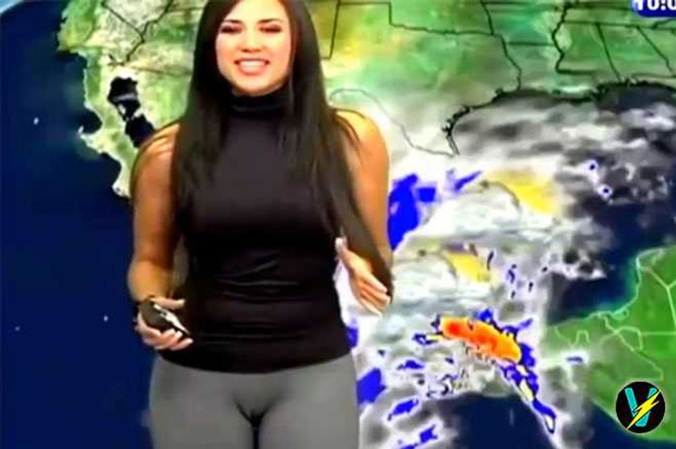 Mexican Weather Girl Flaunts Epic Camel Toe Popdust