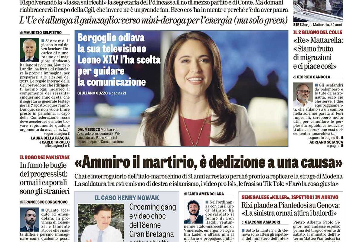 Oggi in edicola