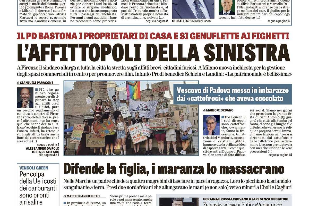 Oggi in edicola