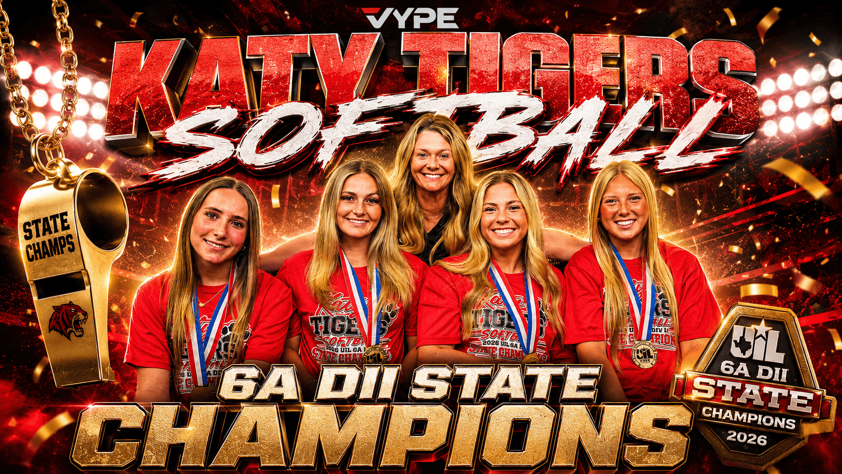 ON MY WHISTLE: Katy softball finishes job; wins State with power surge