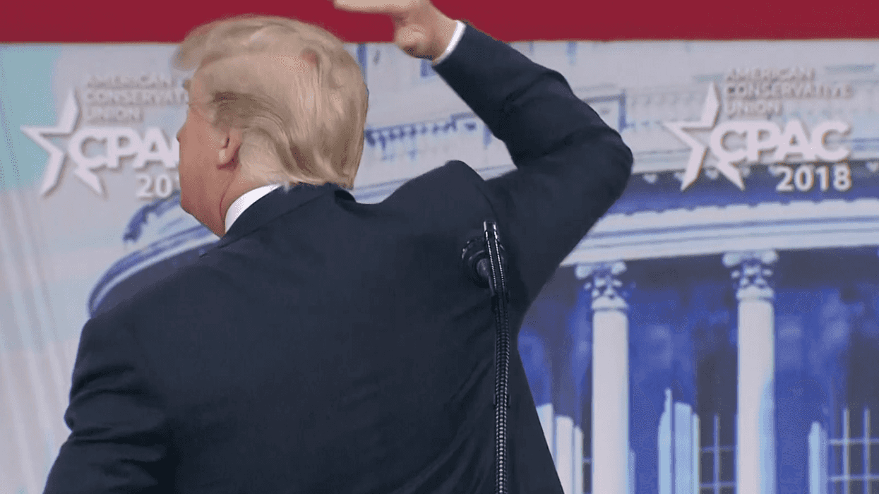 Trump bald spot