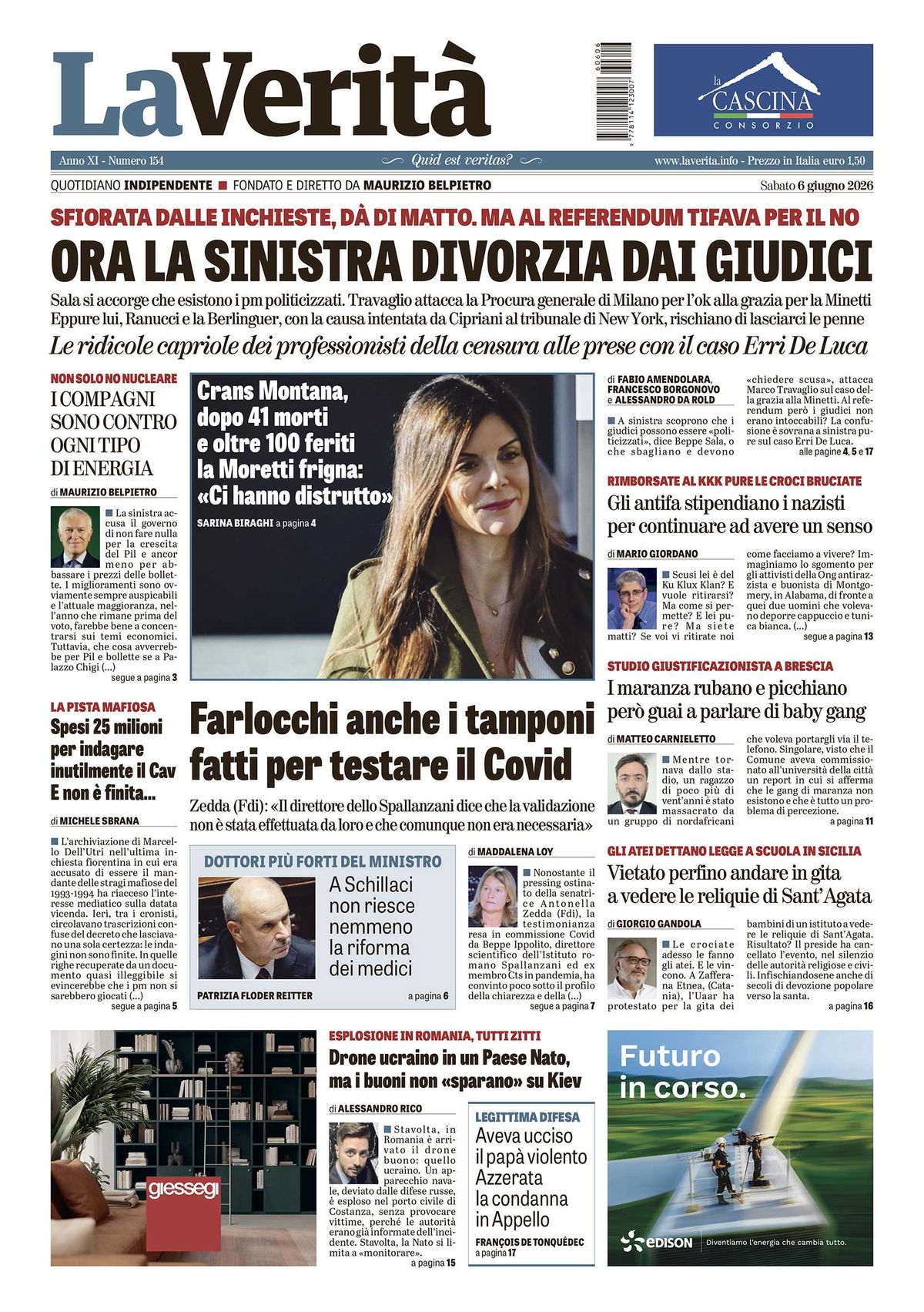 Oggi in edicola