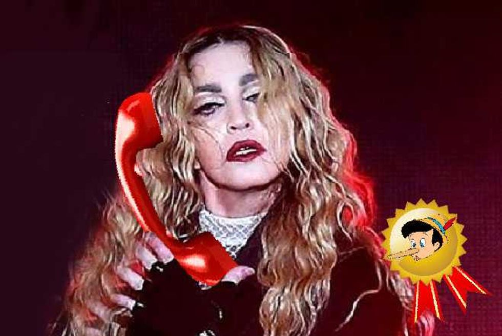 Madonna Drunk Dialing ‘Everyone’ Wins Best Fake Story Award