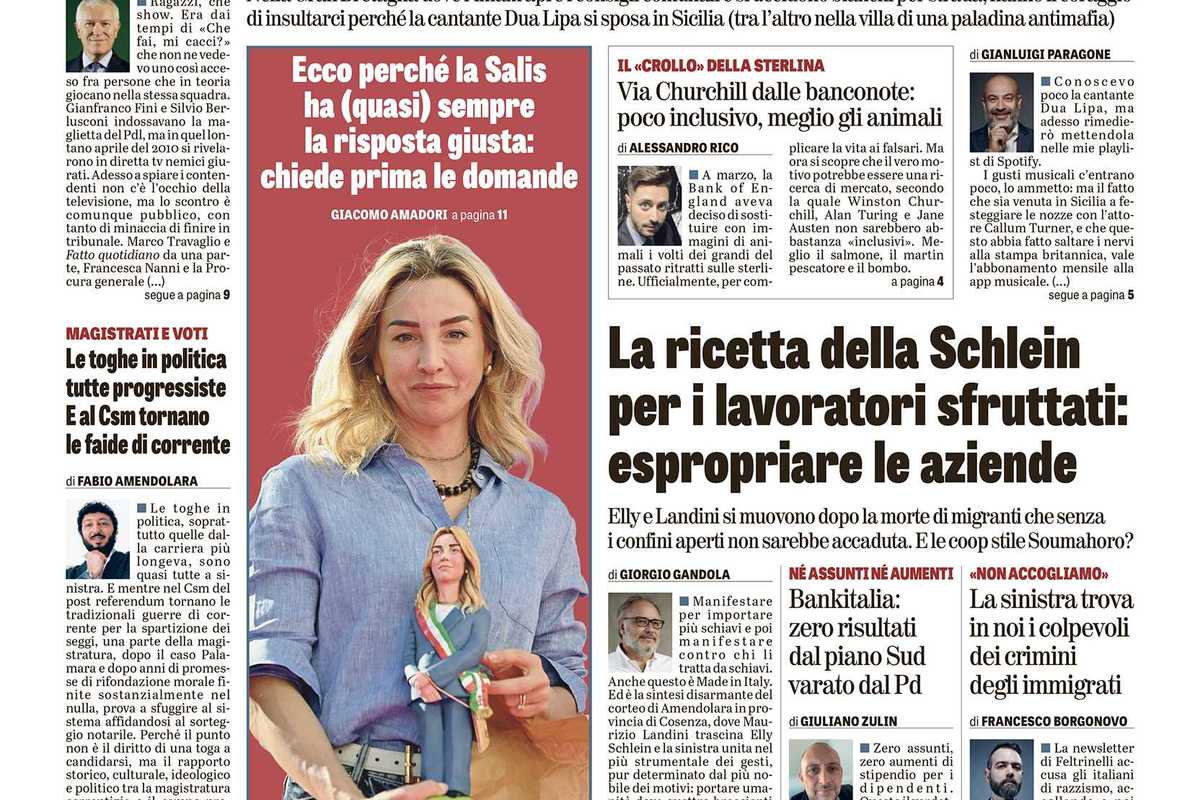 Oggi in edicola