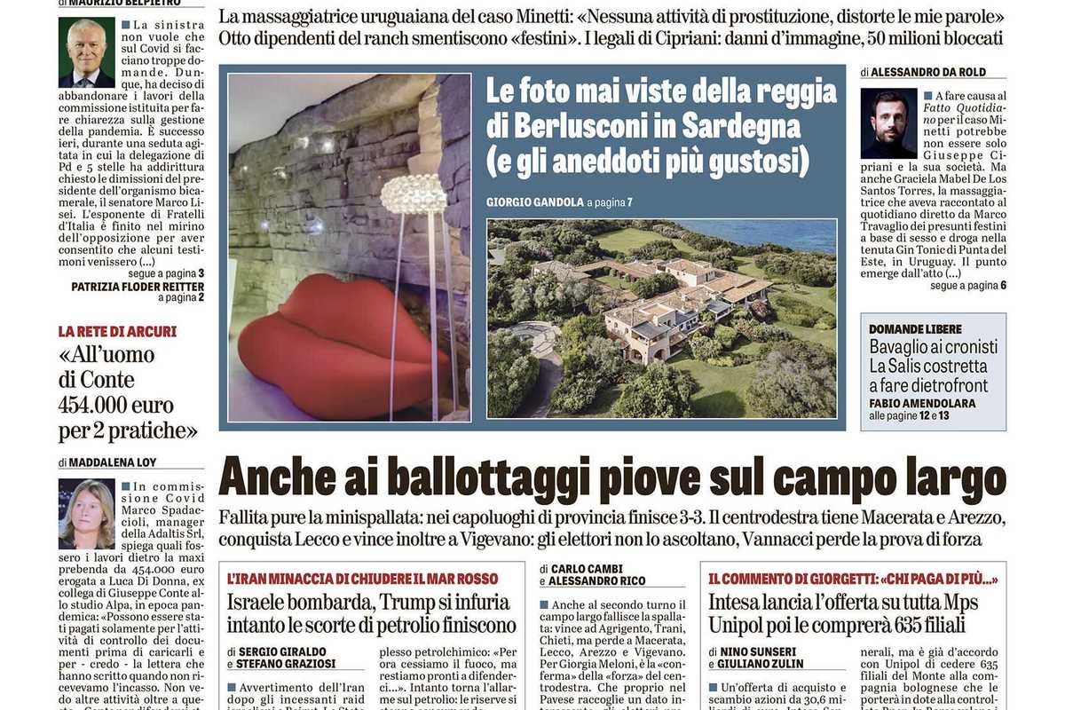 Oggi in edicola