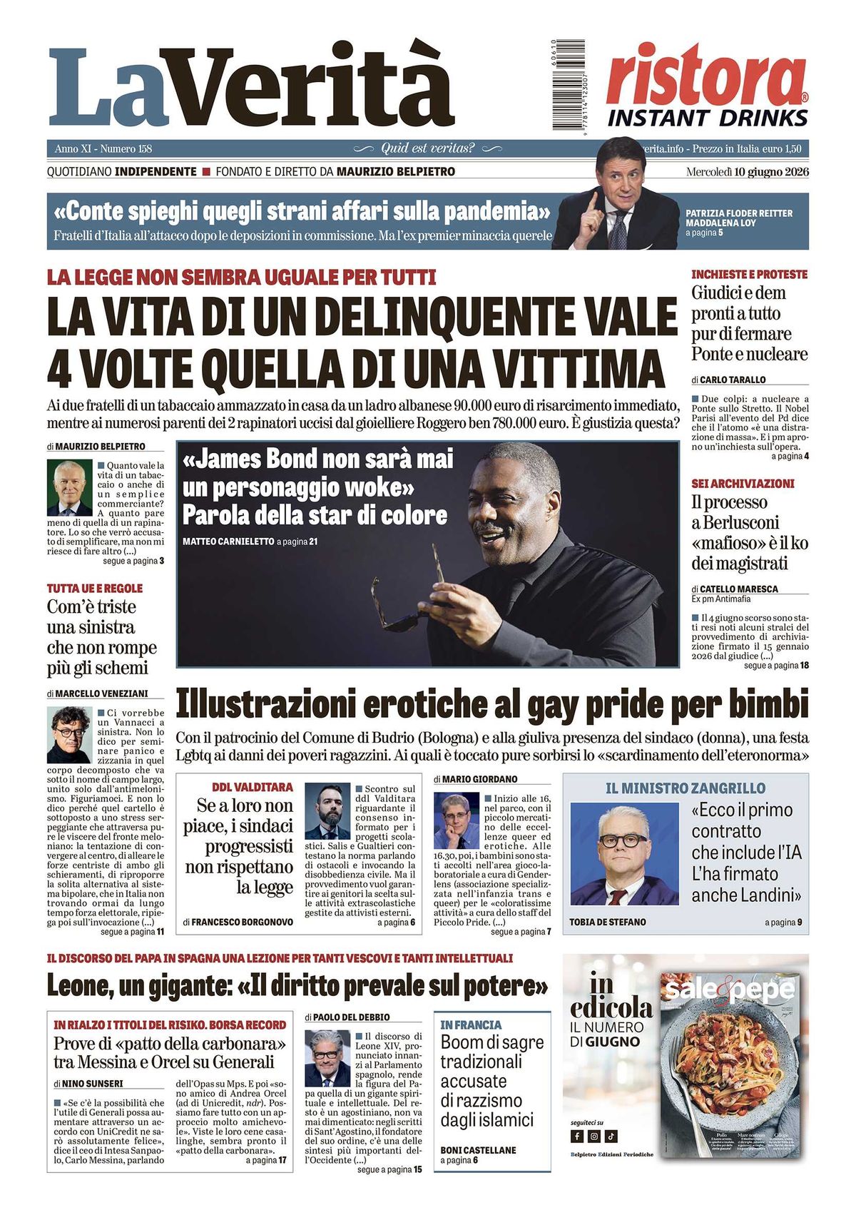 Oggi in edicola