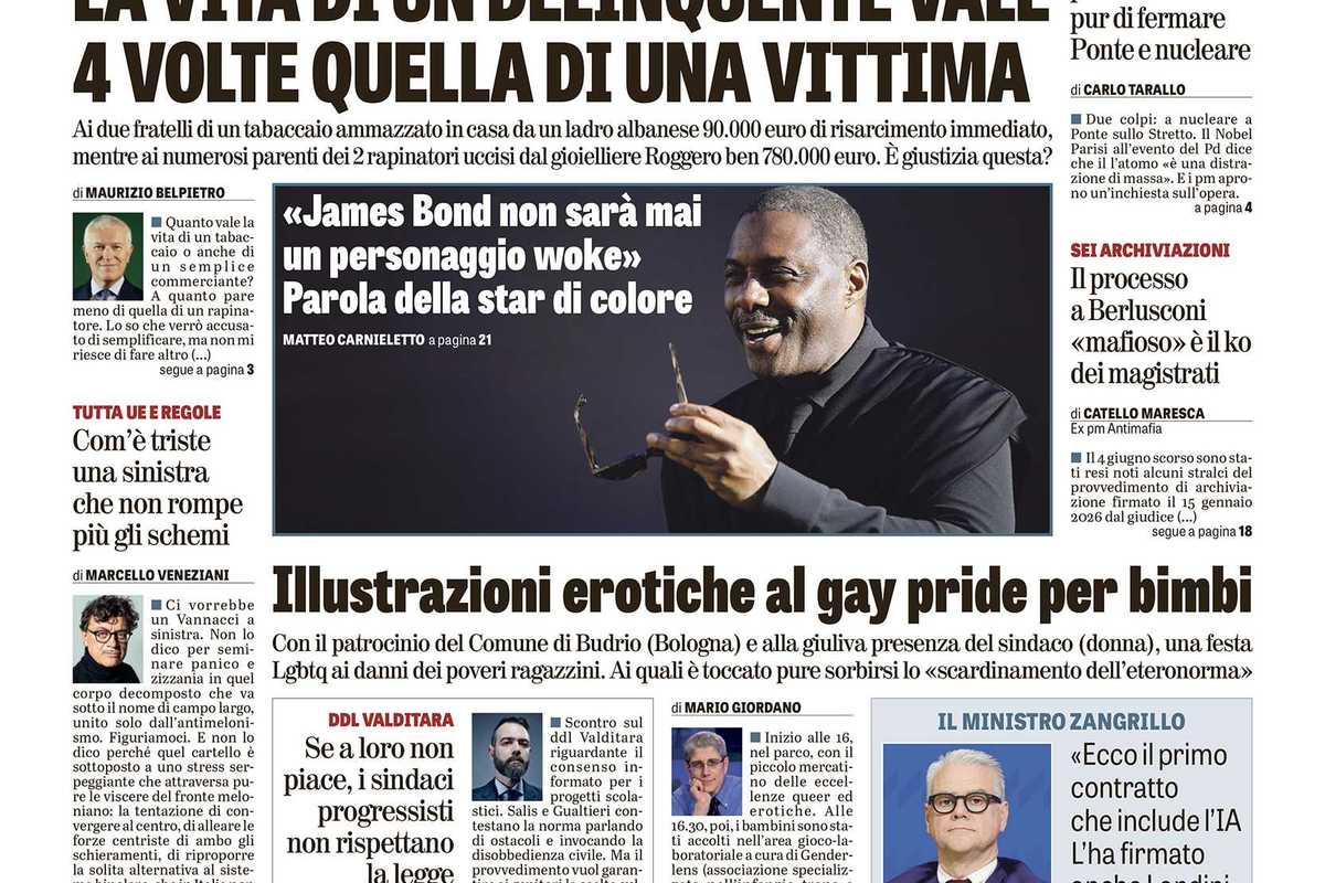 Oggi in edicola