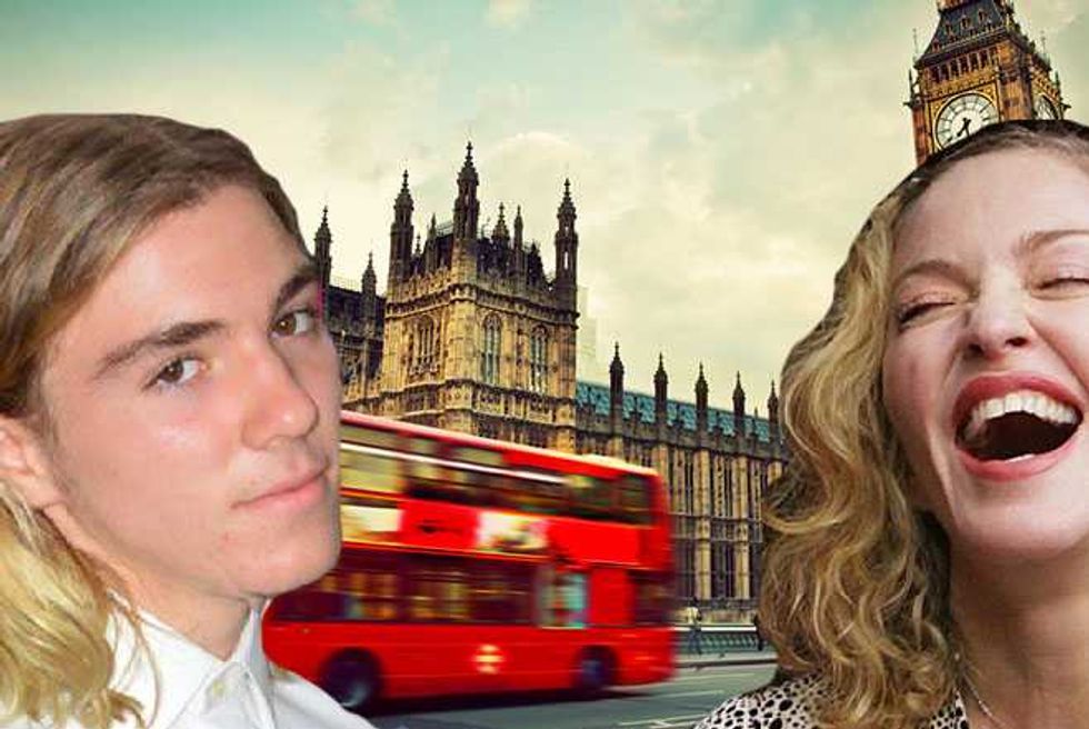 Madonna's Having ‘Fun’ With Rocco In London—Whether He Likes It Or Not