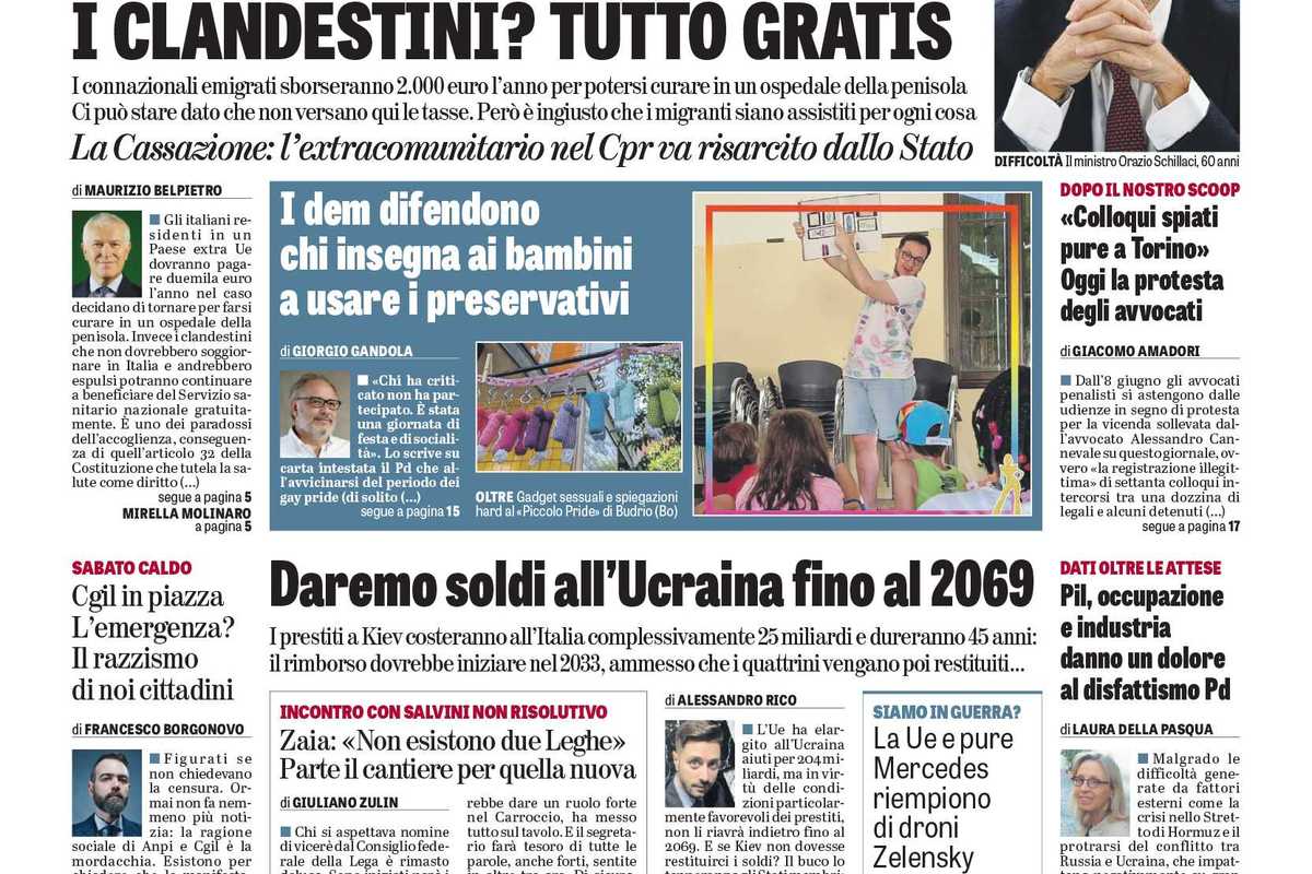 Oggi in edicola