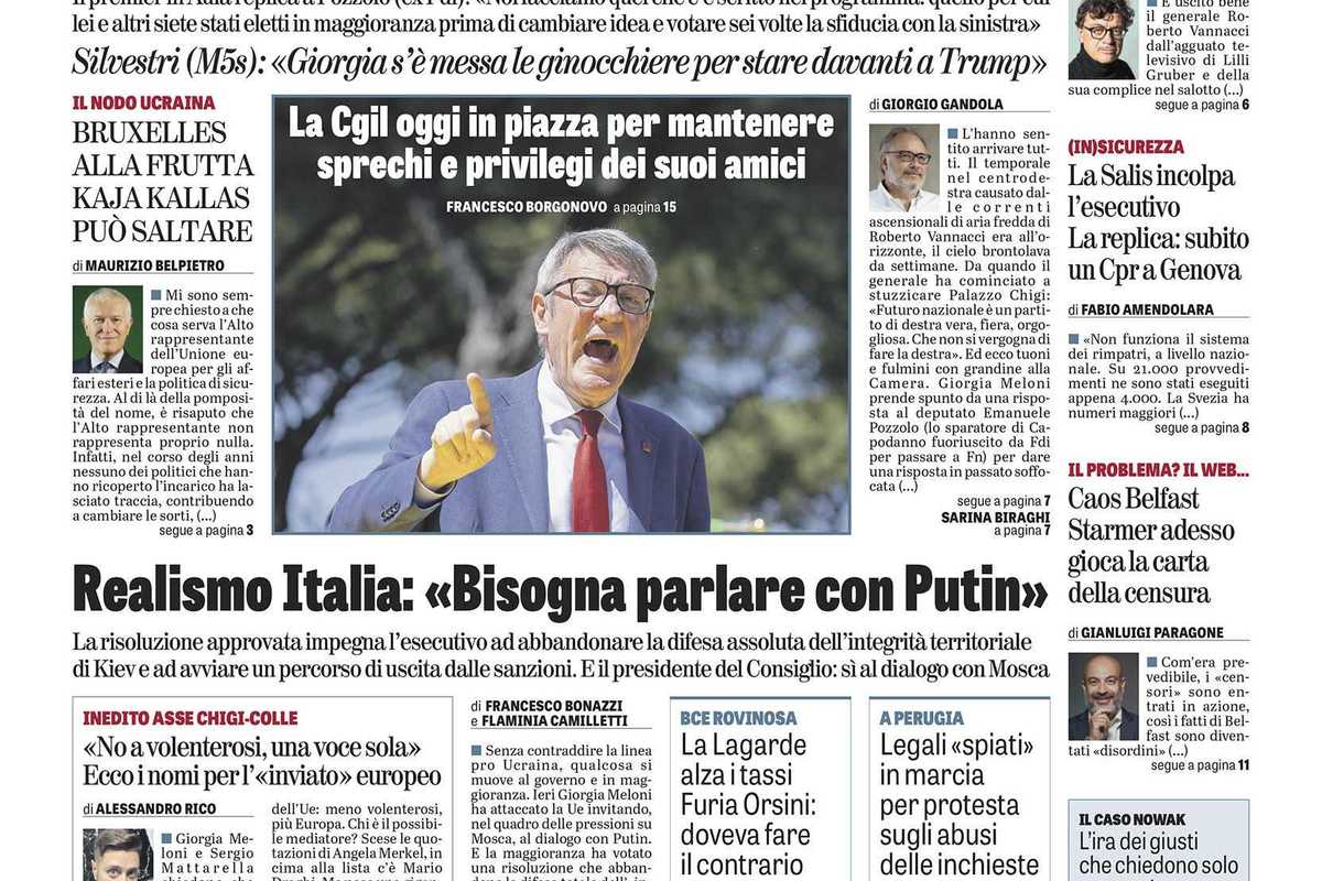 Oggi in edicola