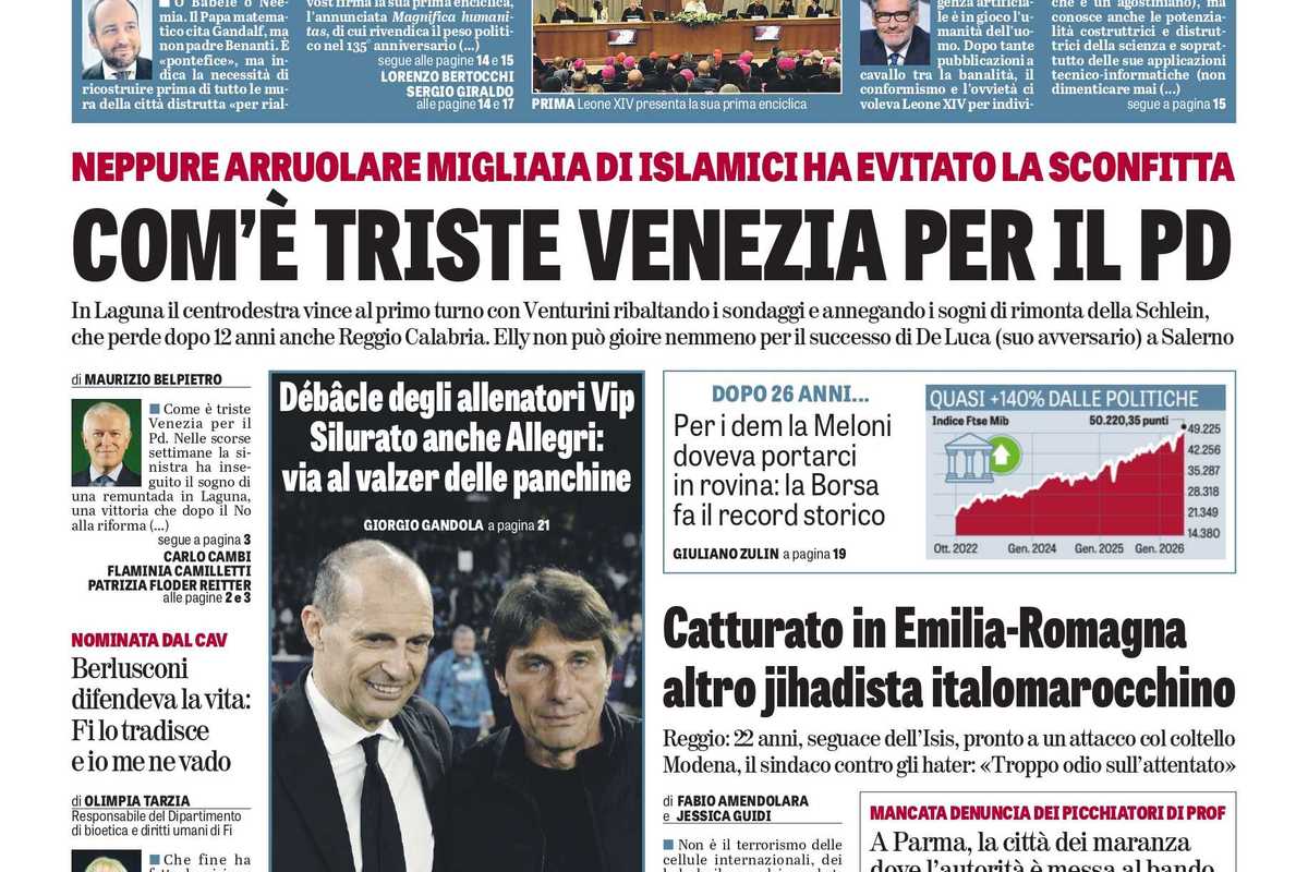 Oggi in edicola