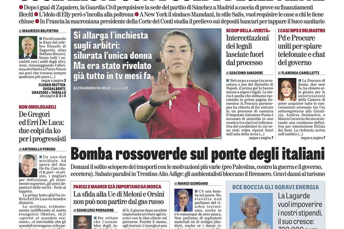 Oggi in edicola