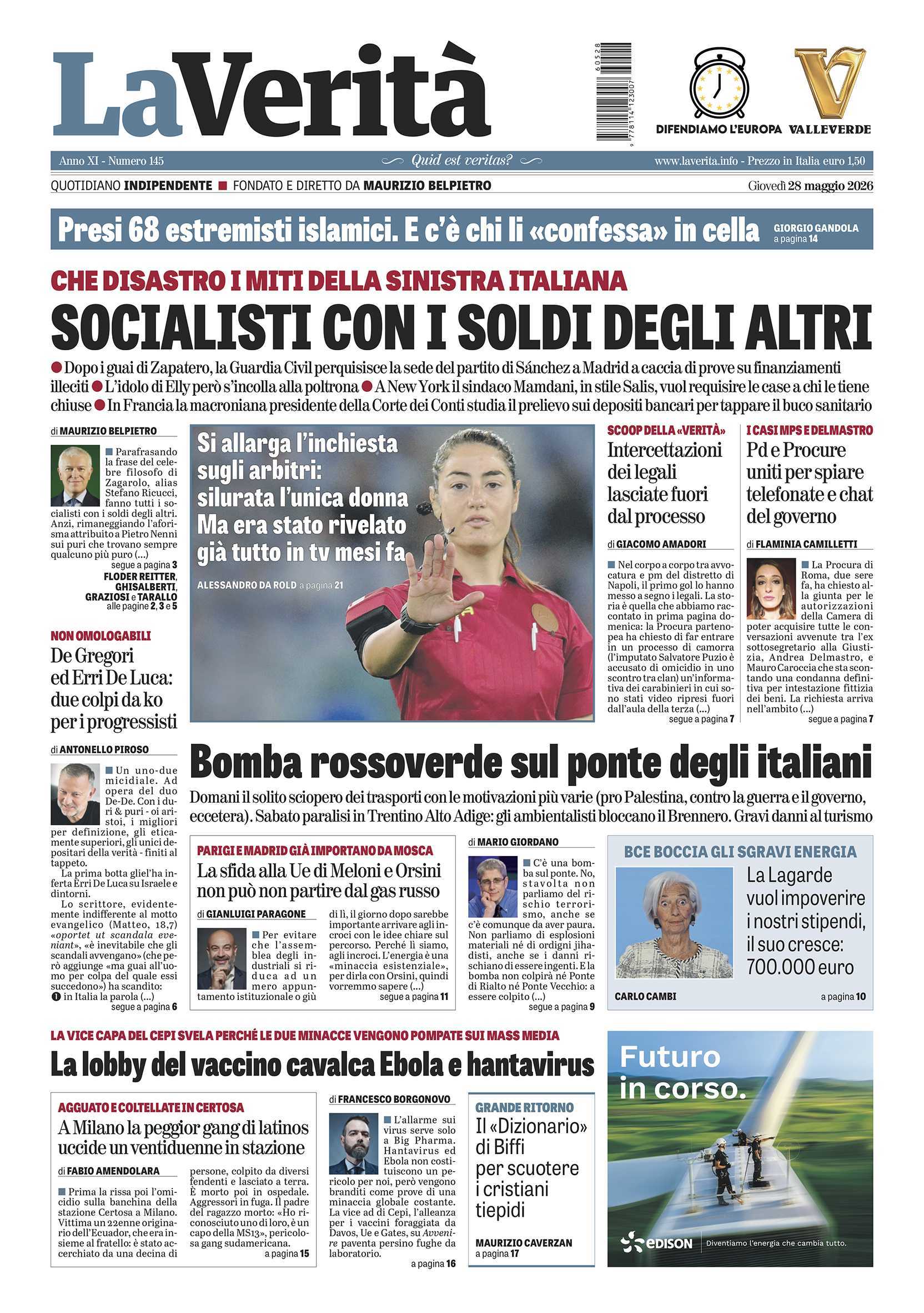 Oggi in edicola