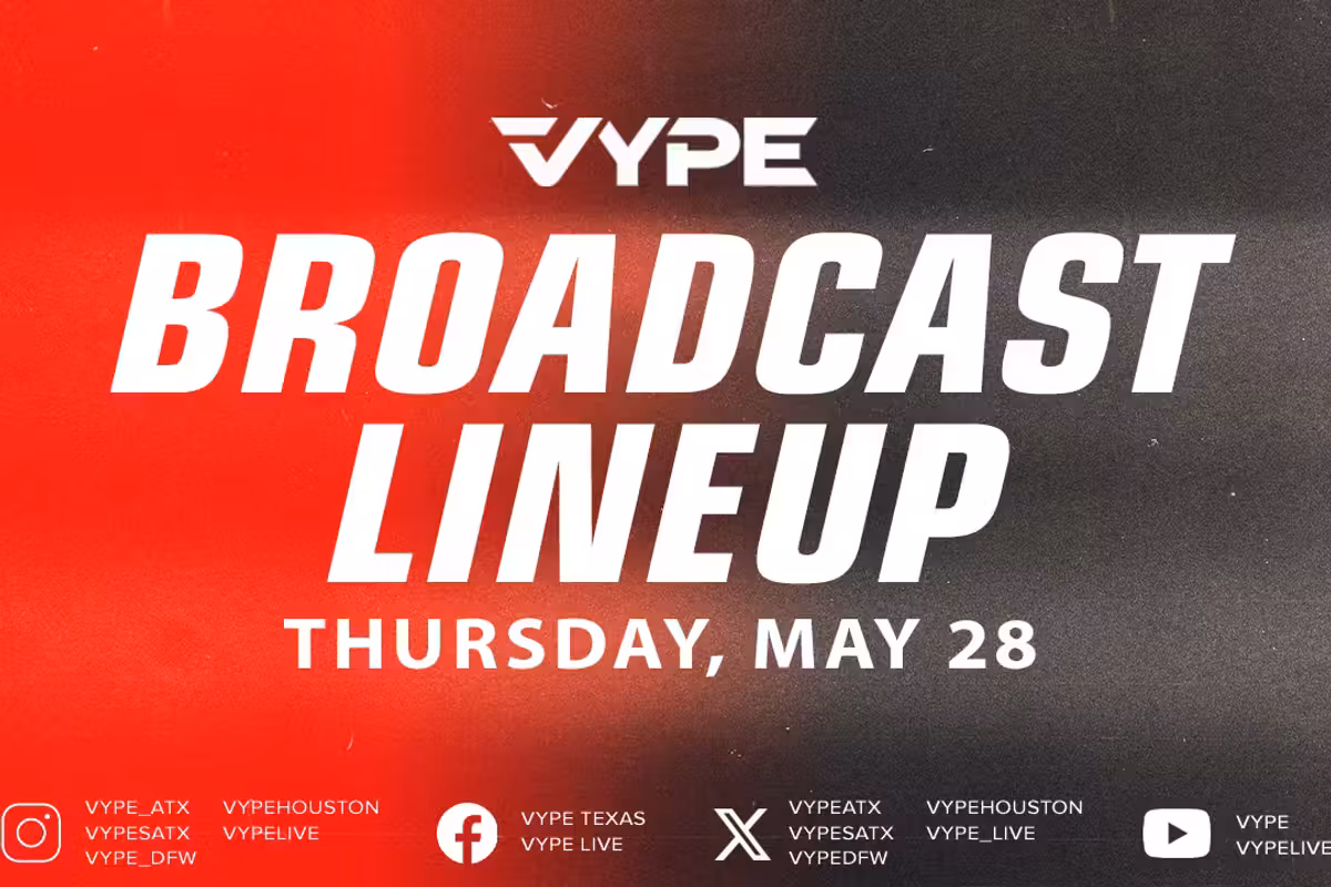 VYPE Live Lineup - Thursday 5/28/26