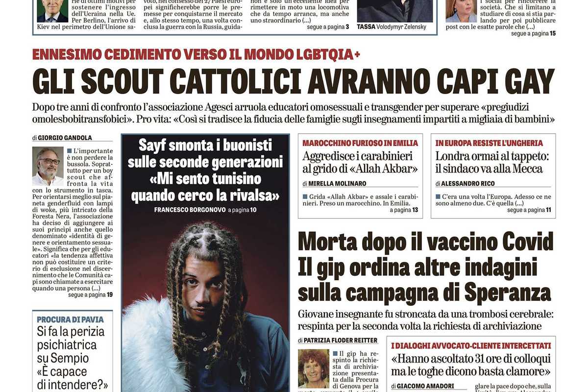 Oggi in edicola