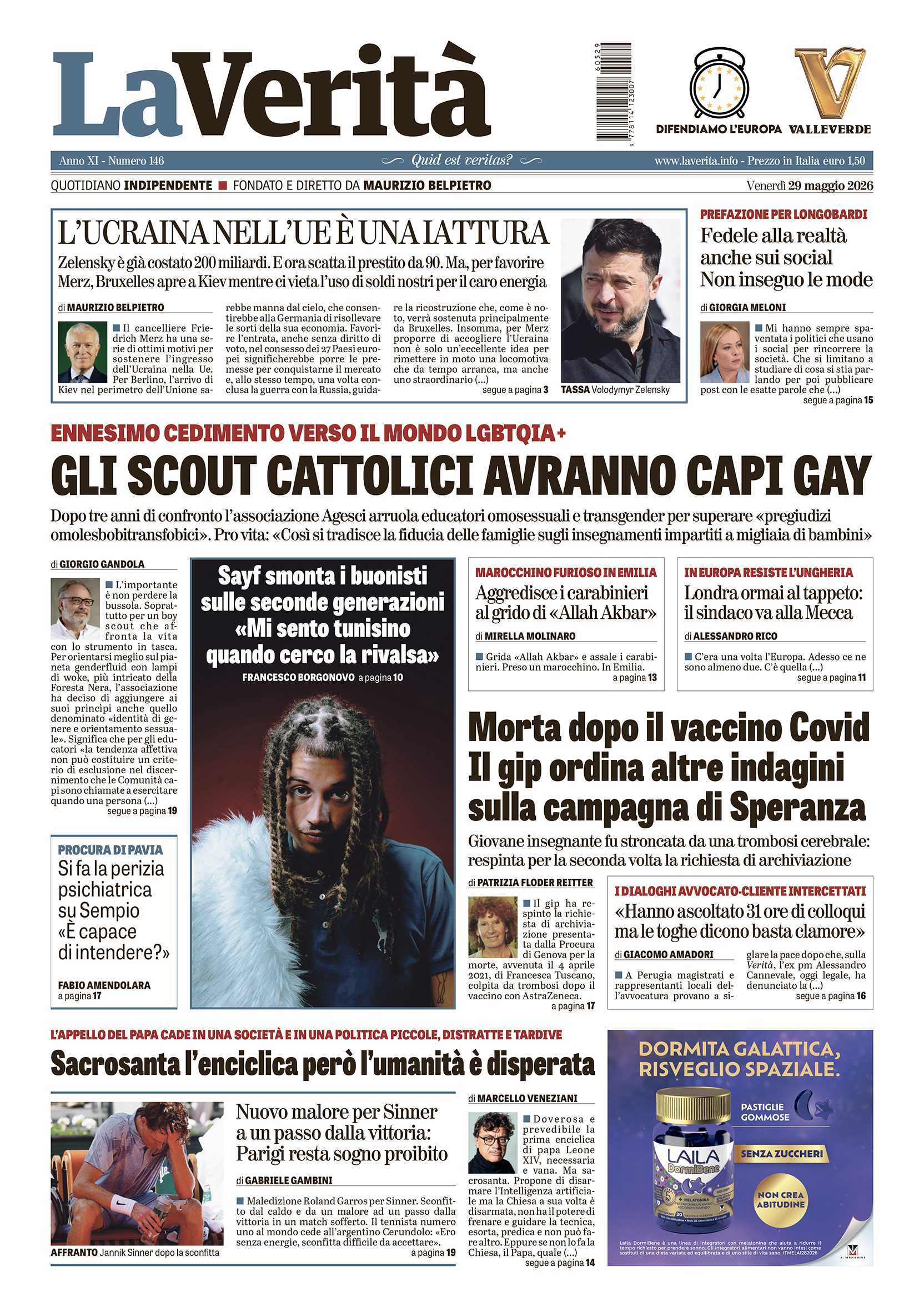 Oggi in edicola