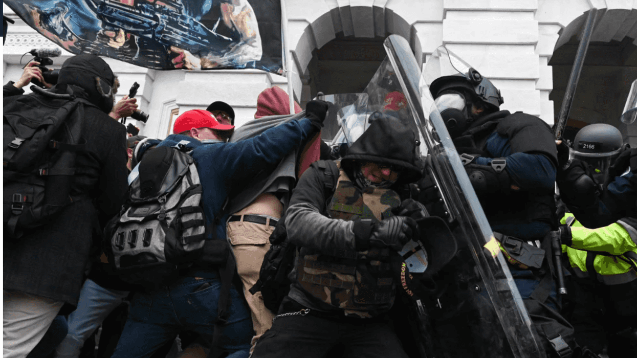 January 6 rioters assault police
