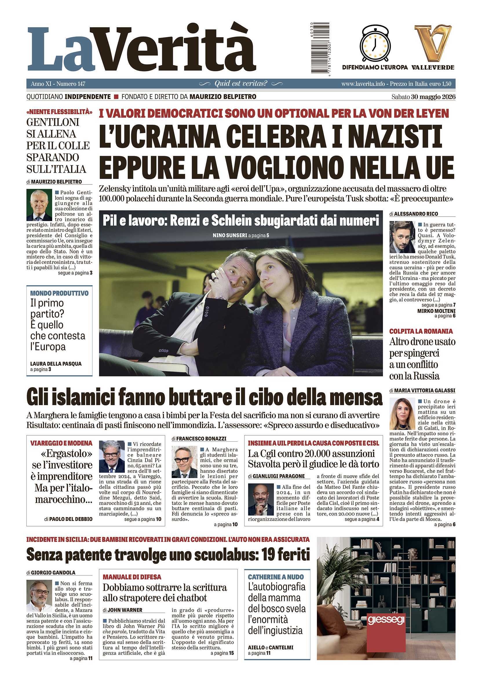 Oggi in edicola