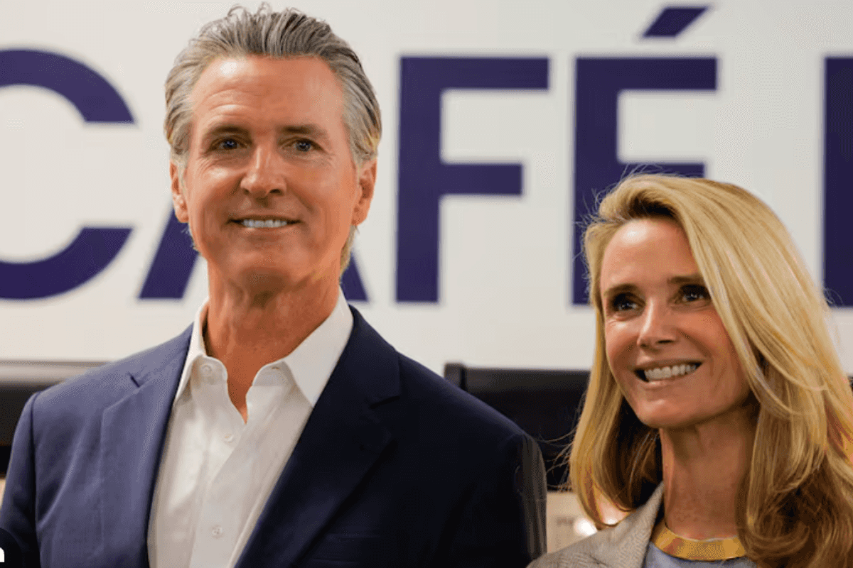 Newsom Says Trump Justice Department Put Him (And Wife!) On'Hit List'