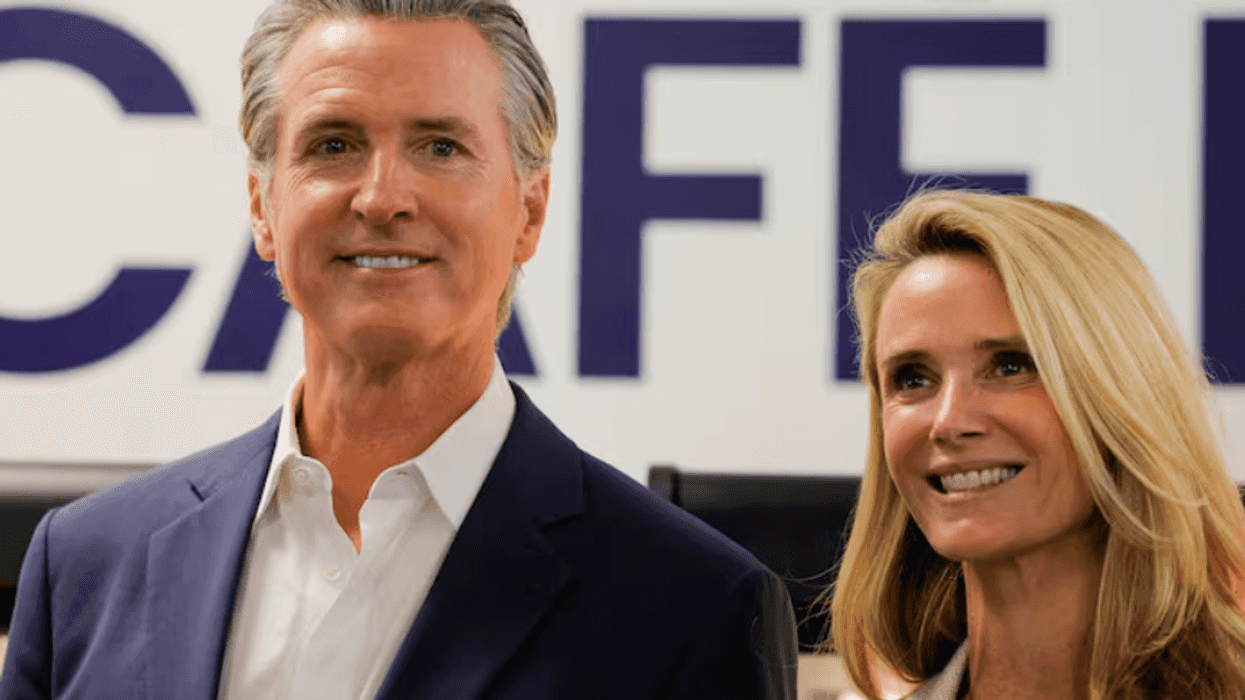 Newsom Says Trump Justice Department Put Him (And Wife!) On'Hit List'