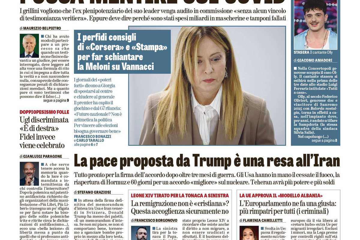 Oggi in edicola
