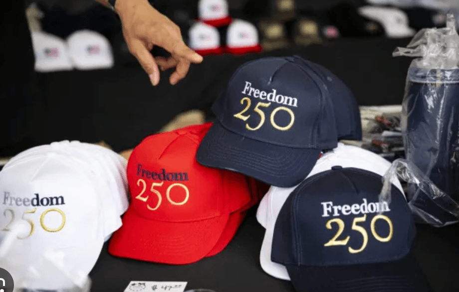 Trump Orders Federal Workers To Wear His 'Freedom 250' Promotional Merch