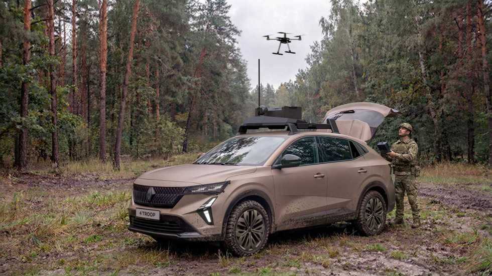 Renault con l’elmetto: farà droni e suv militari