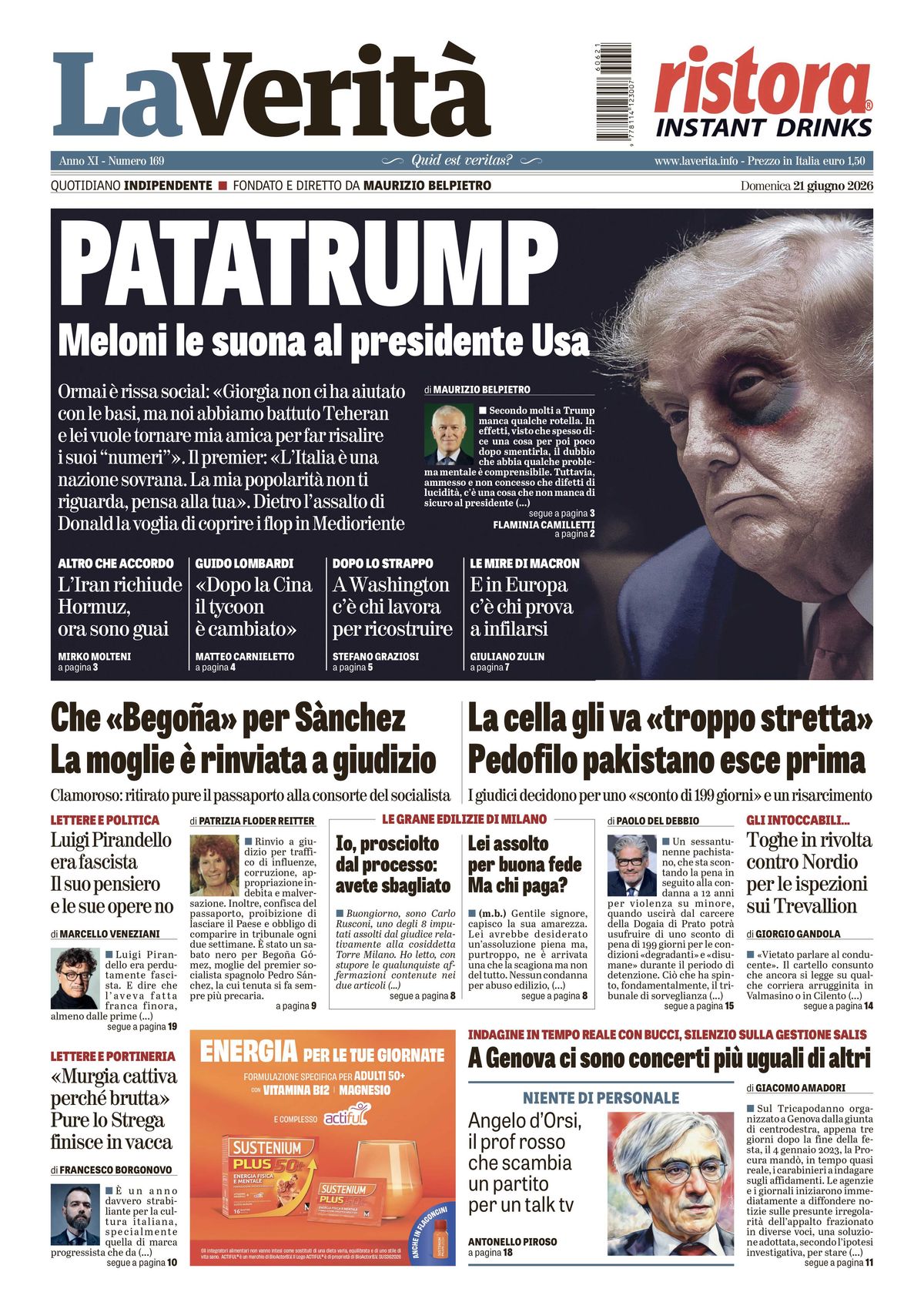 Oggi in edicola
