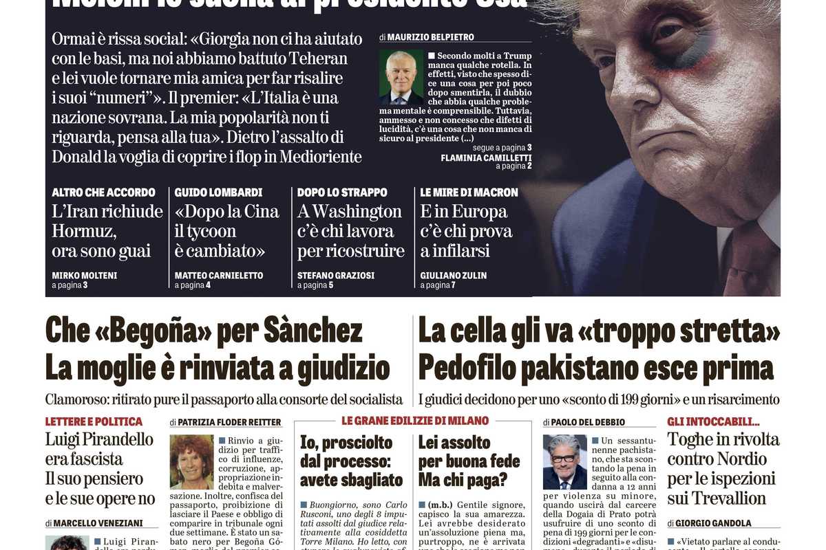 Oggi in edicola