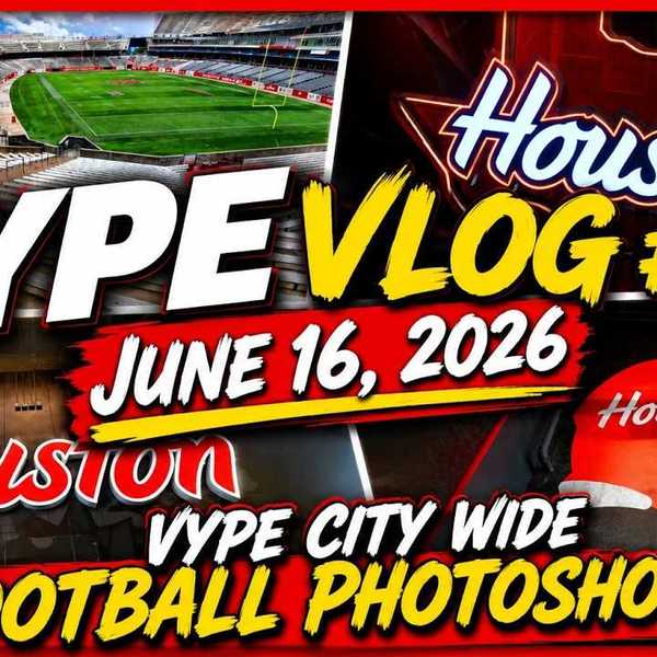 VYPE VLOG | City-Wide Football Magazine Photoshoot at University of Houston