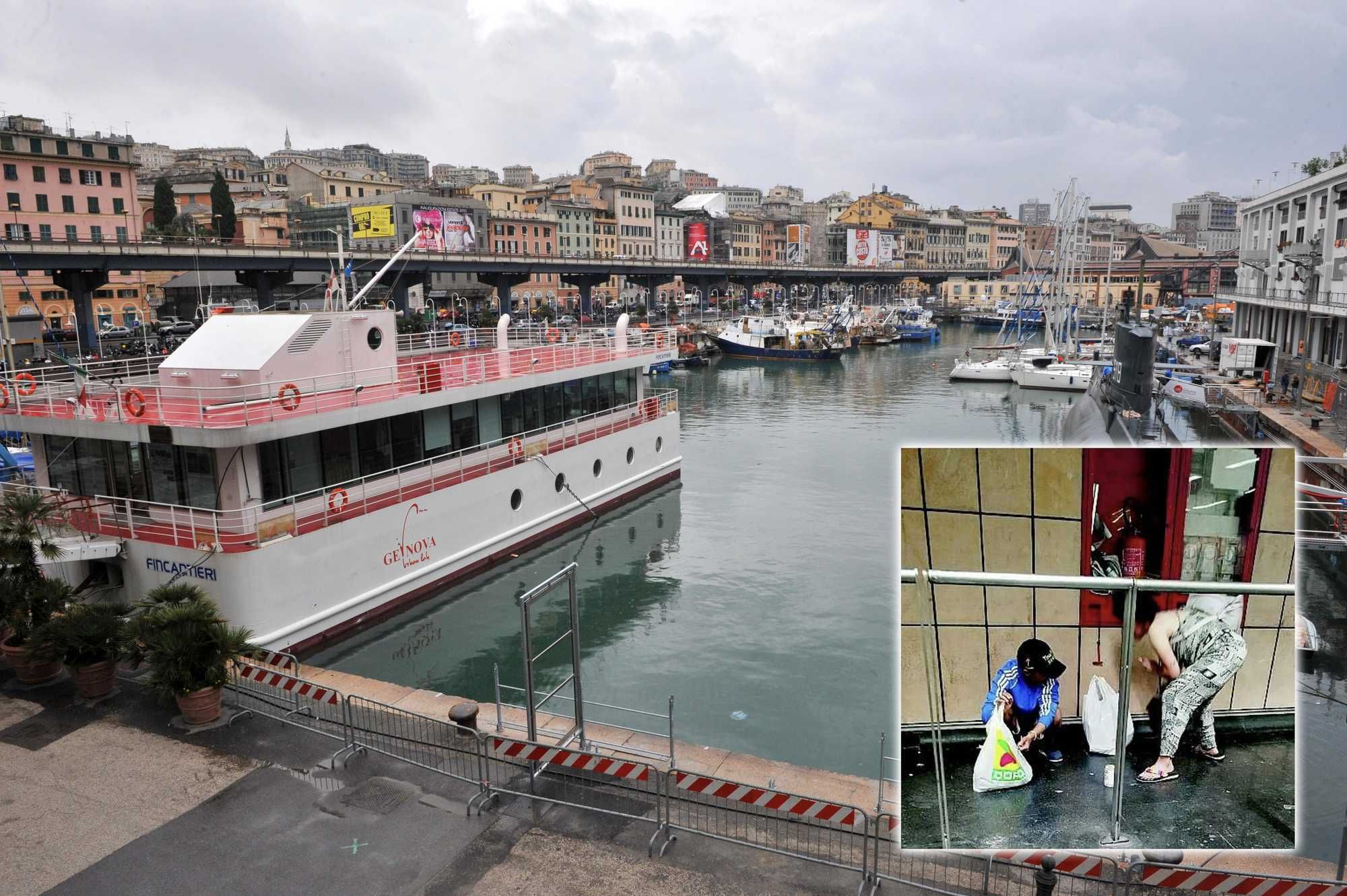 Genova ripulita per il sopralluogo, finita la visita torna subito il degrado