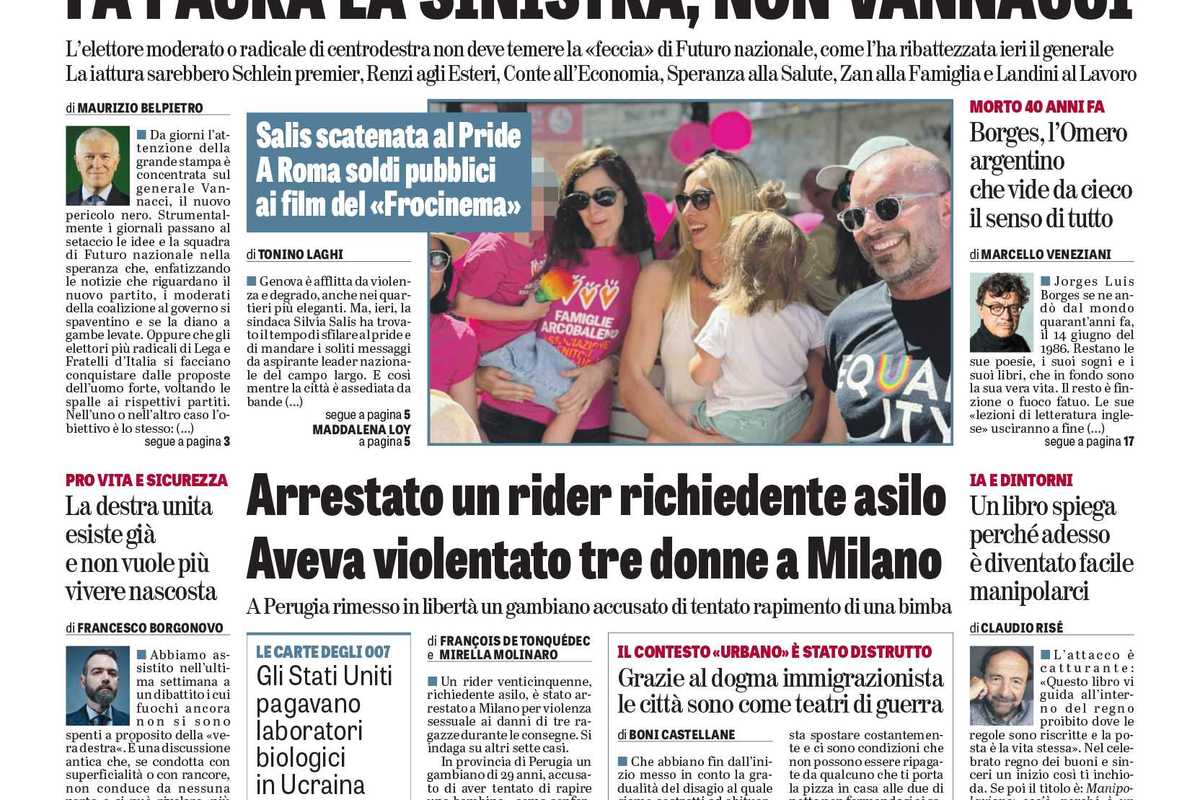 Oggi in edicola
