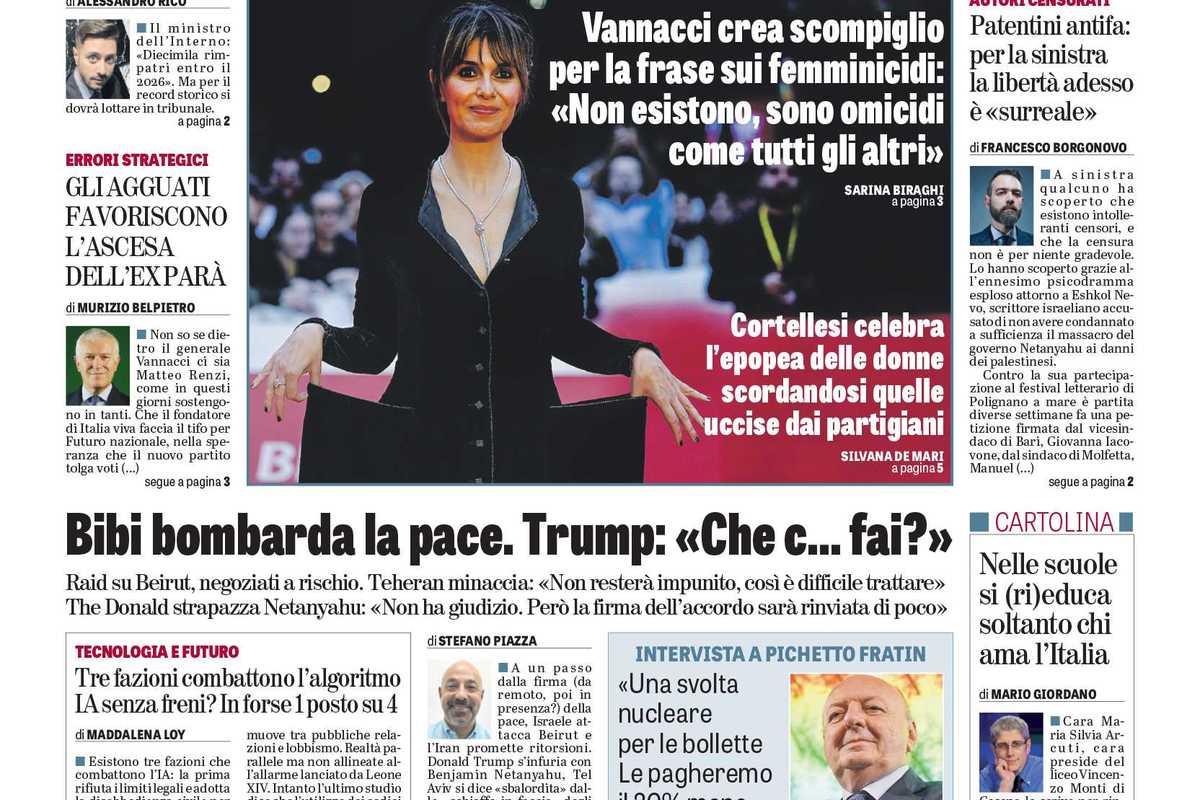 Oggi in edicola