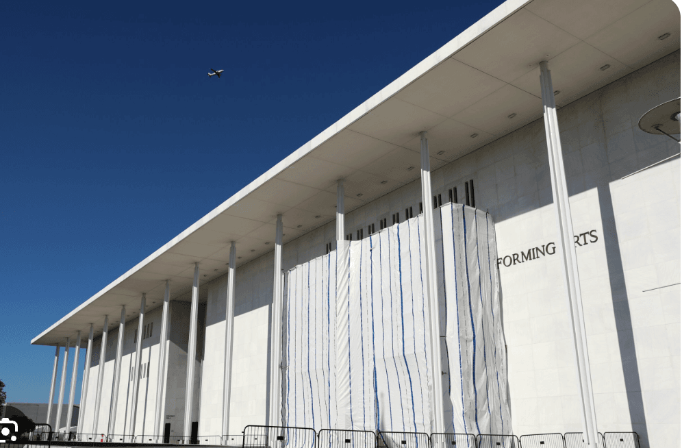 Covering Up Kennedy Center Facade, Trump Makes Desperate Claim