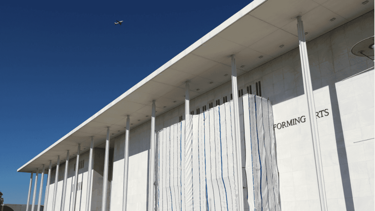Covering Up Kennedy Center Facade, Trump Makes Desperate Claim