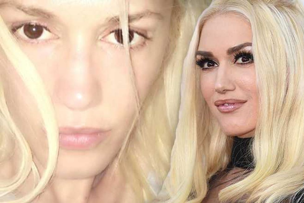 Turns Out That Gwen Stefani Bare Face Selfie Was All About The B.S.