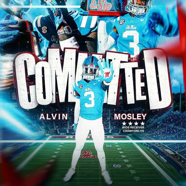 BREAKING: 2027 Crawford four-star WR Alvin Mosley commits to Ole Miss
