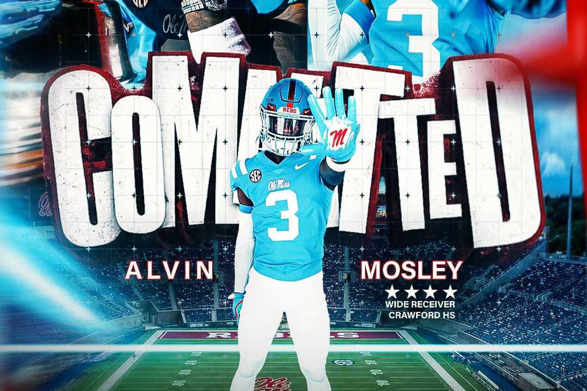 BREAKING: 2027 Crawford four-star WR Alvin Mosley commits to Ole Miss