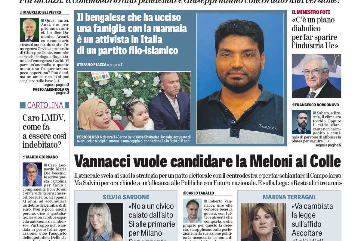 Oggi in edicola